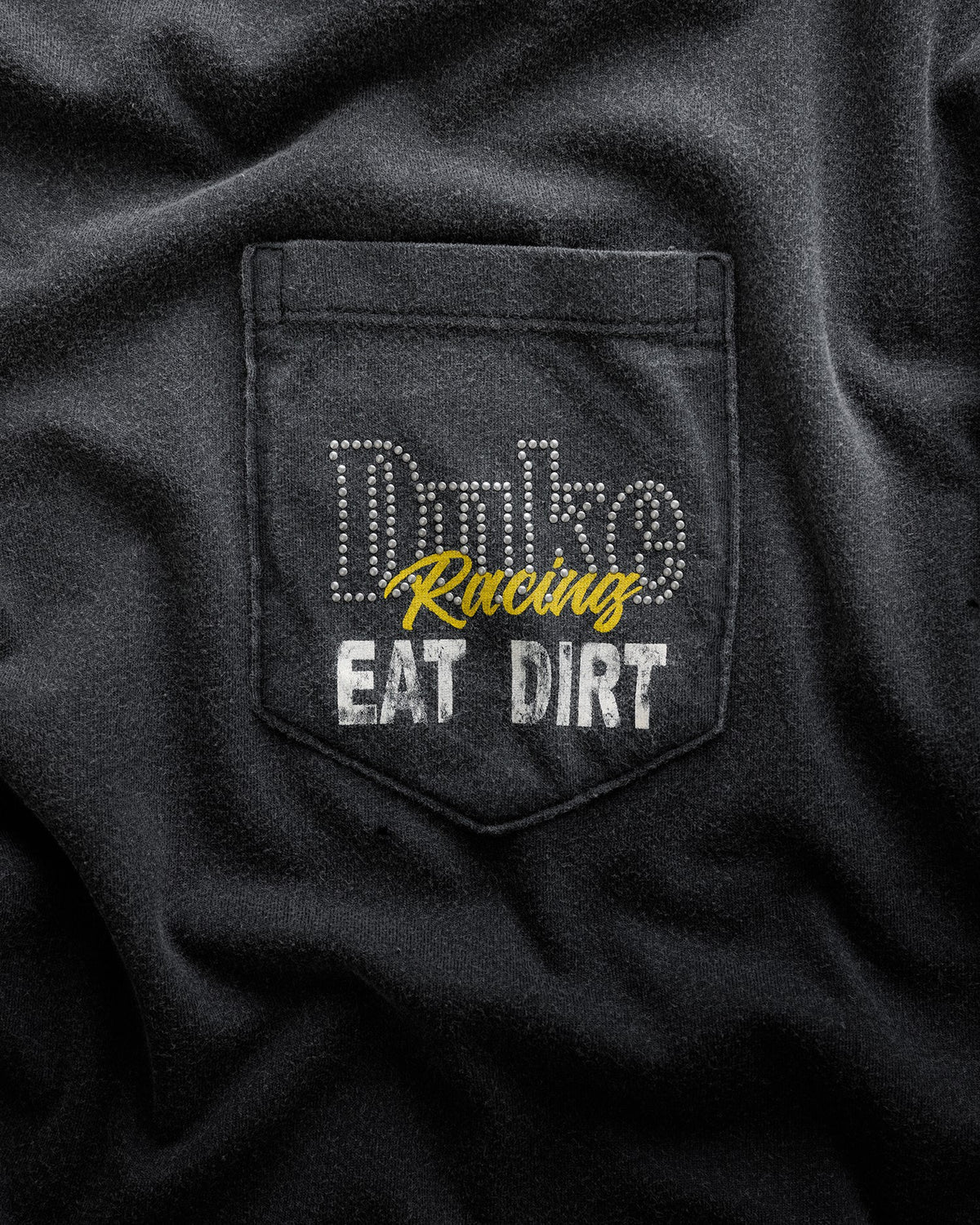 DR4 Eat Dirt Washed Black Pocket T-Shirt