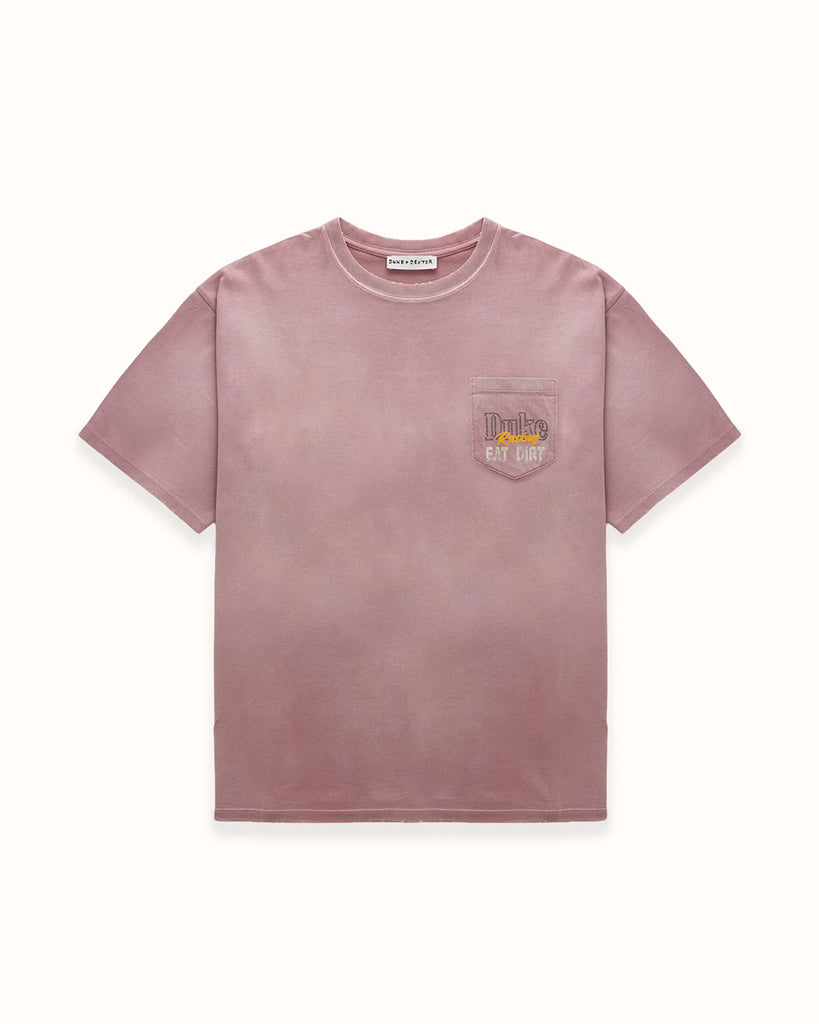 DR4 Eat Dirt Dusty Rose Pocket T-Shirt | DUKE + DEXTER