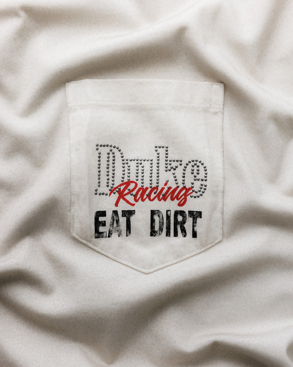 DR4 Eat Dirt Smoke White Pocket T-Shirt