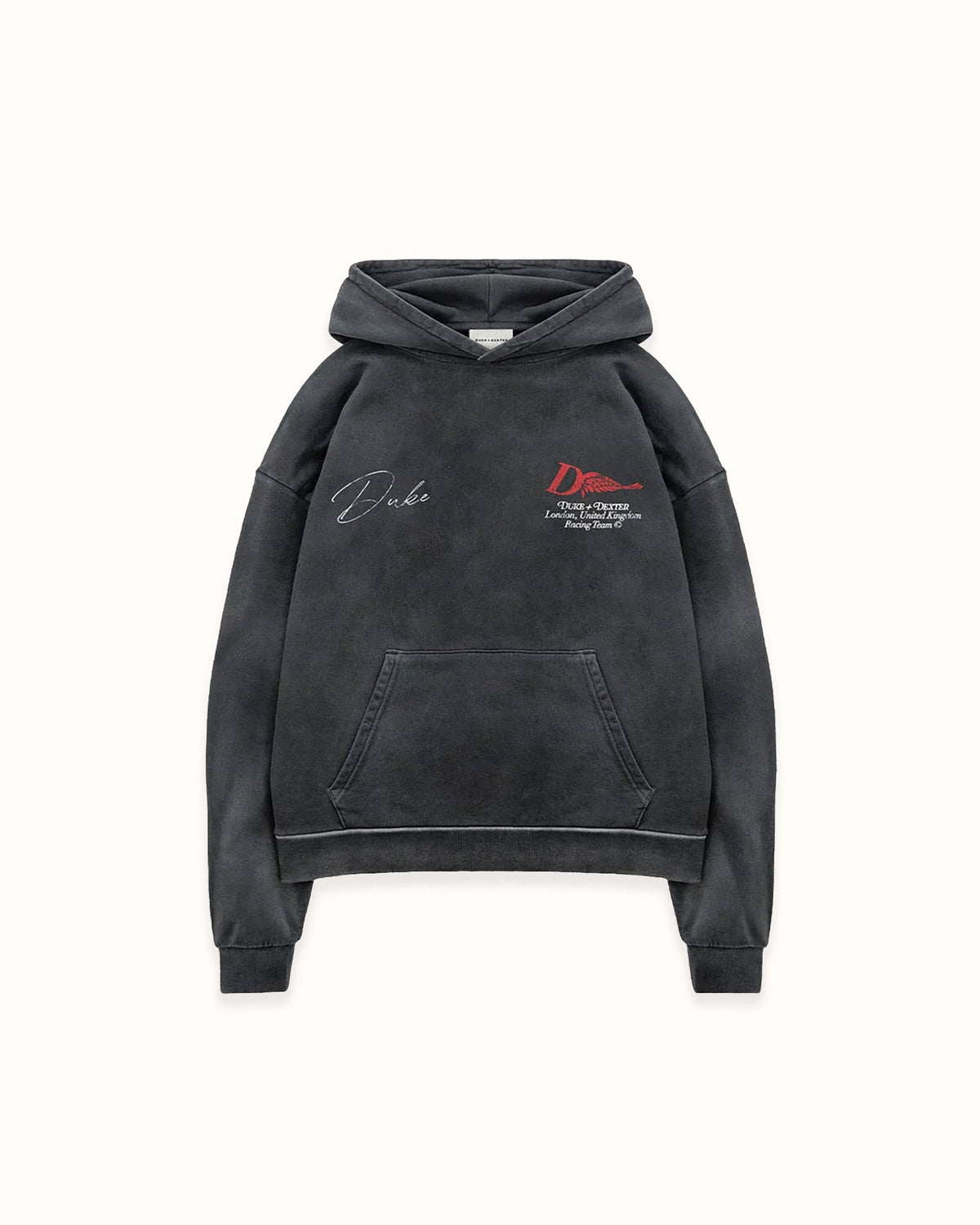 DR1 Helmet Washed Black Hoodie