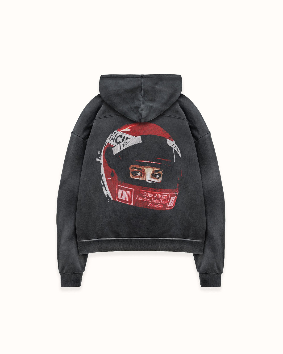 DR1 Helmet Washed Black Hoodie