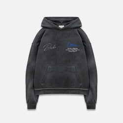 DR2 Helmet Washed Black Hoodie