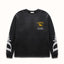 DR Sponsors Washed Black Waffle Top