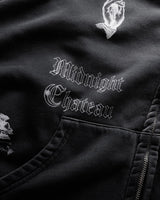 MC Sketch Washed Black Zip Hoodie