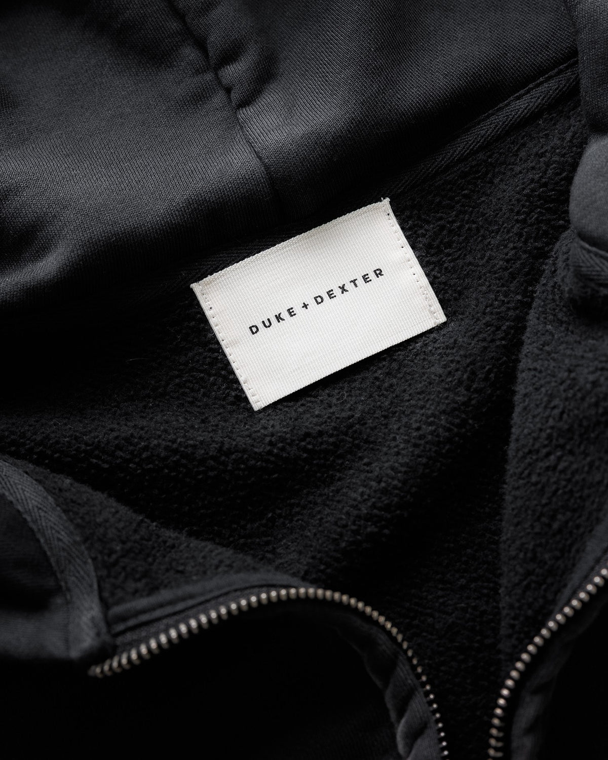 MC Sketch Washed Black Zip Hoodie