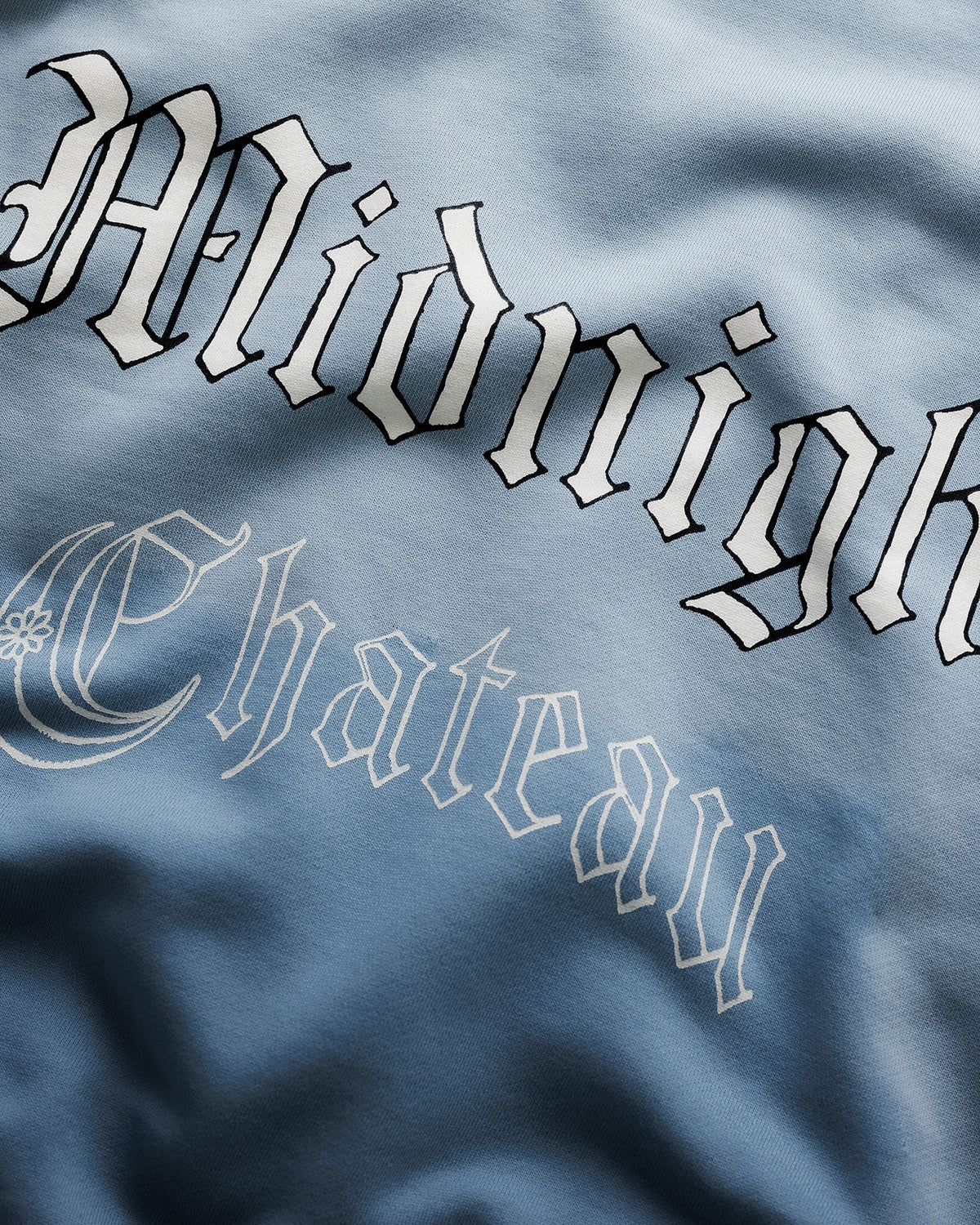 MC Sun Faded Blue Hoodie