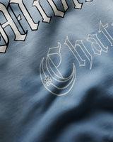 MC Sun Faded Blue Hoodie