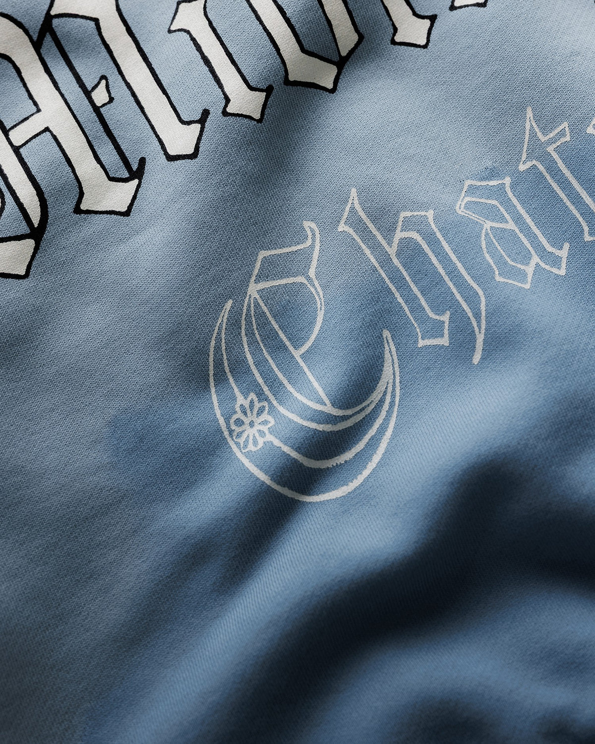 MC Sun Faded Blue Hoodie