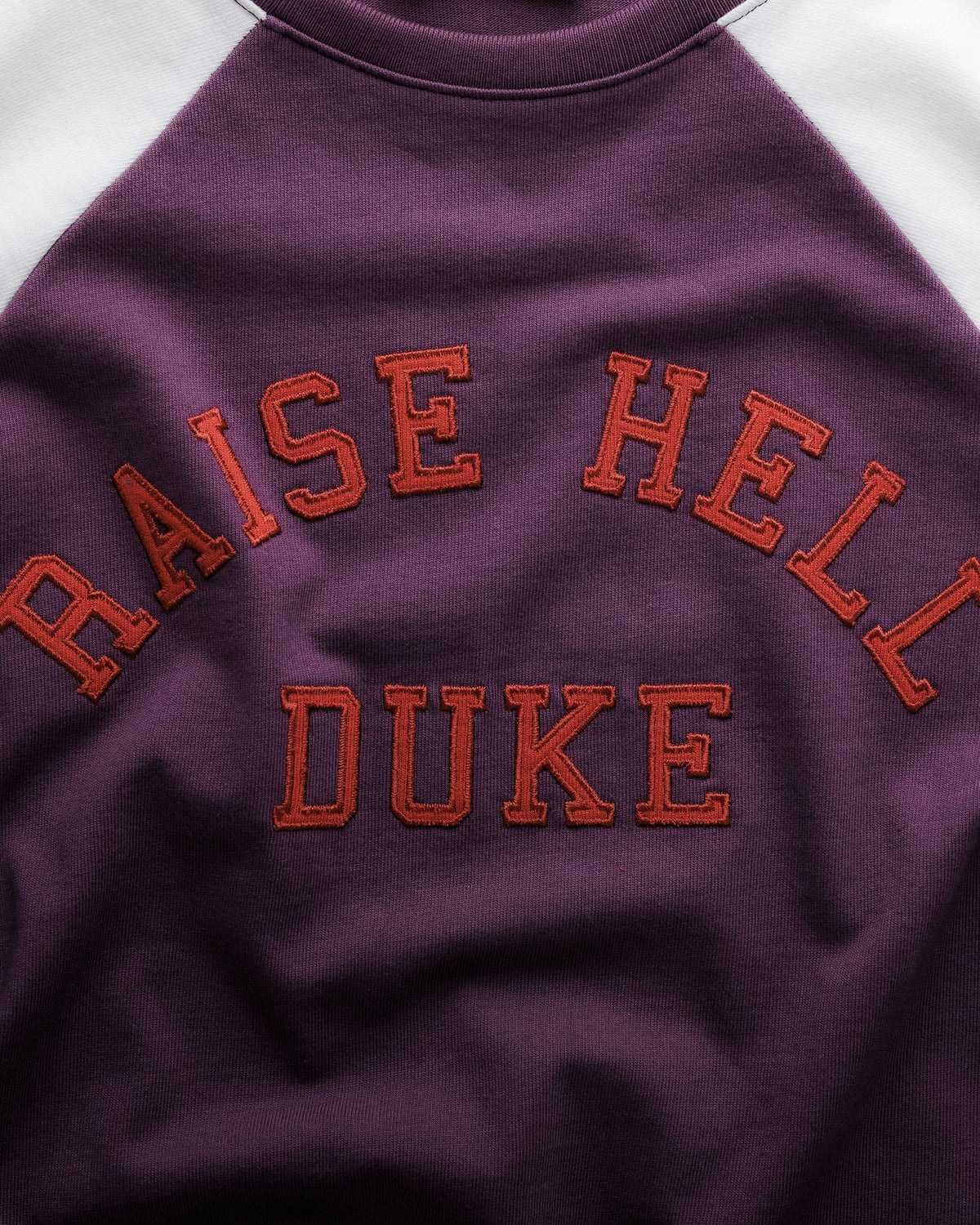 MC Raise Hell Dark Mauve + Vintage White College T-Shirt