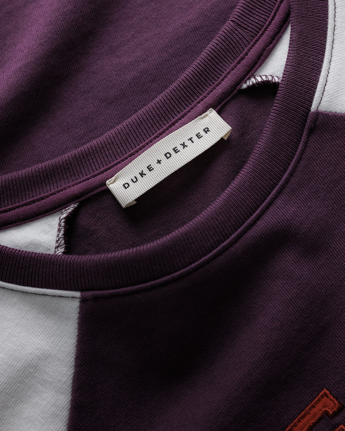 MC Raise Hell Dark Mauve + Vintage White College T-Shirt