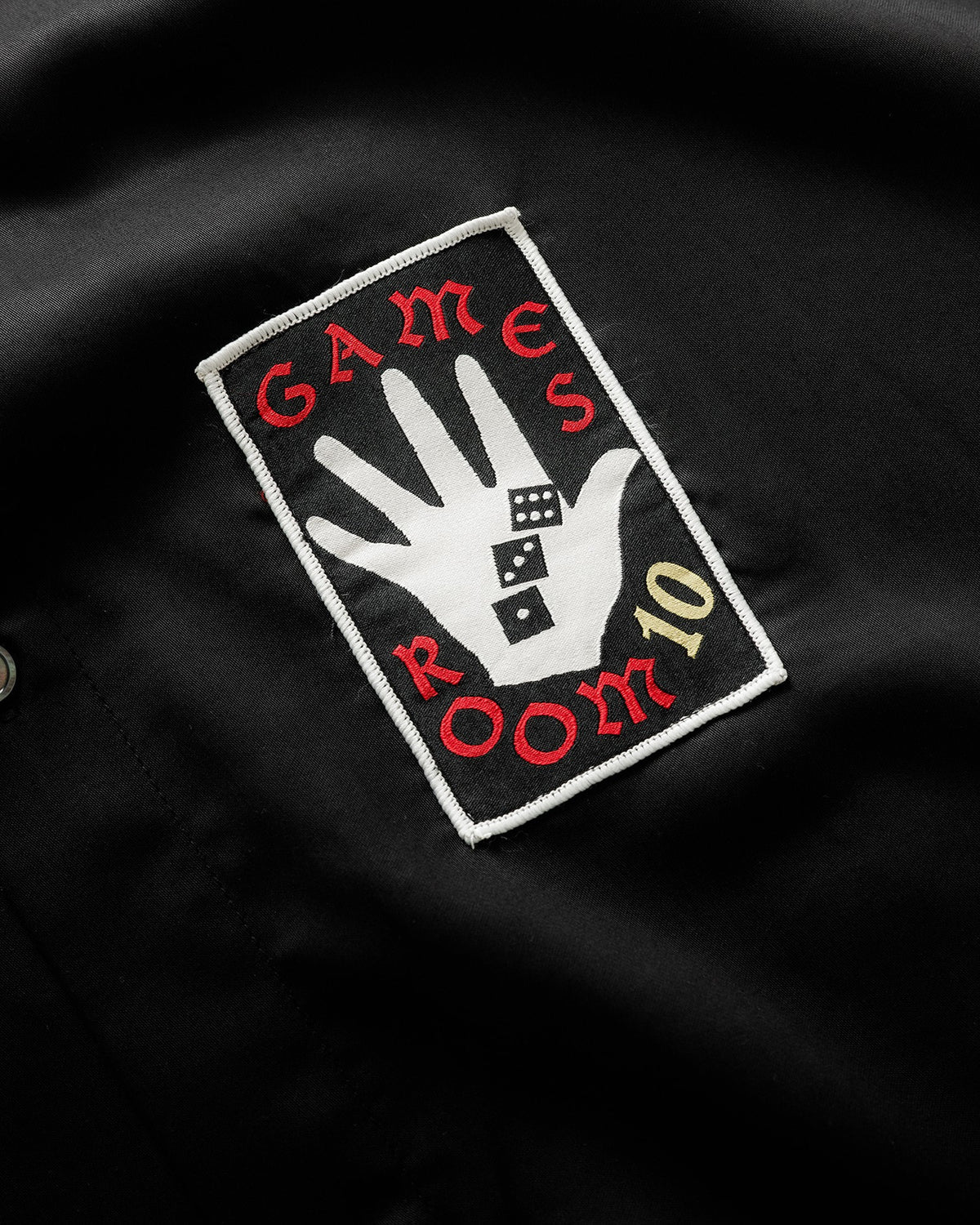 MC Embroidered Patch Black Shirt