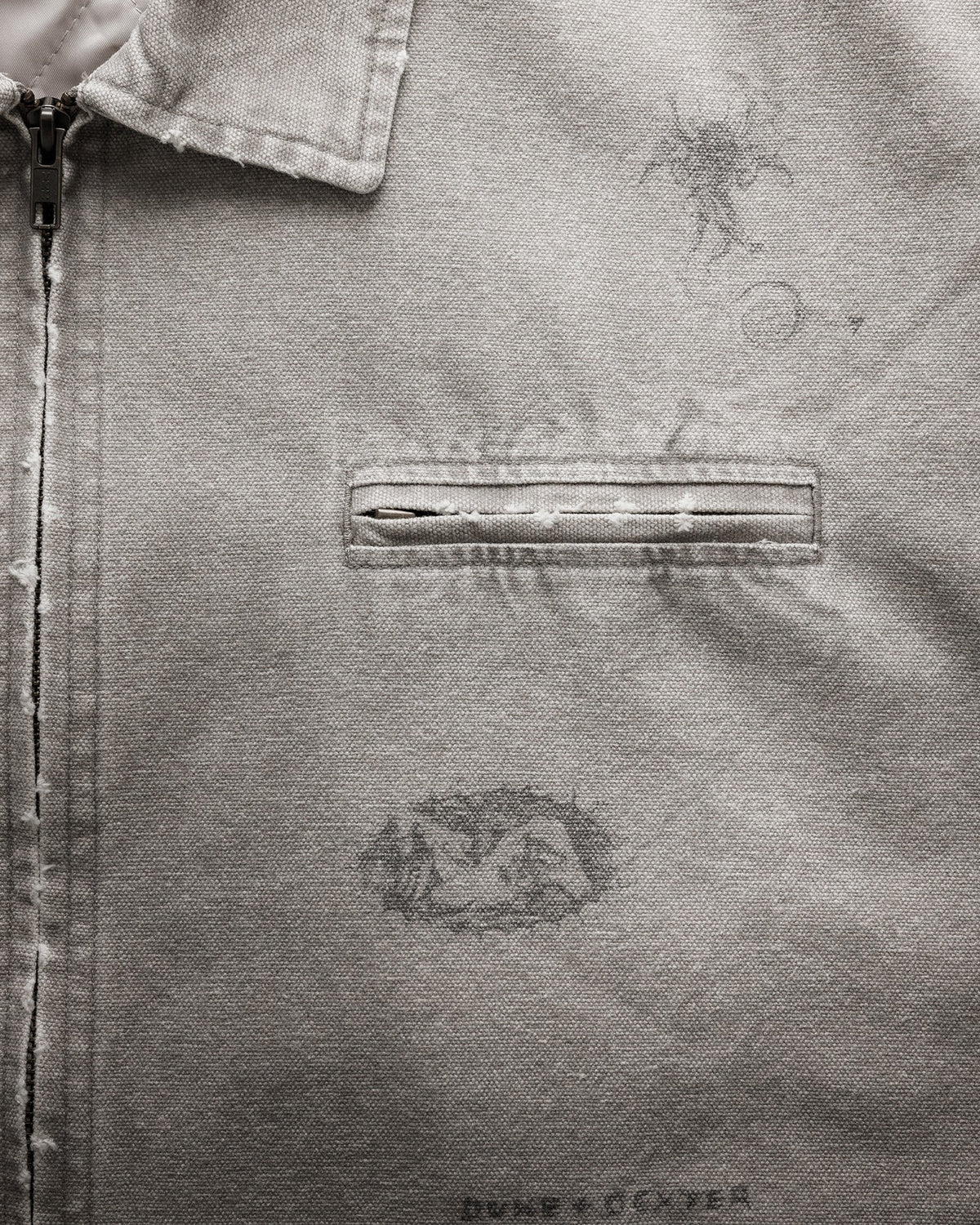 MC Sketch Sun Faded Grey Jacket