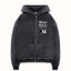 MC Washed Black Zip Hoodie
