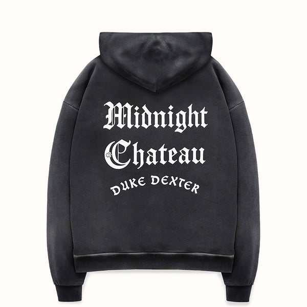 MC Washed Black Zip Hoodie