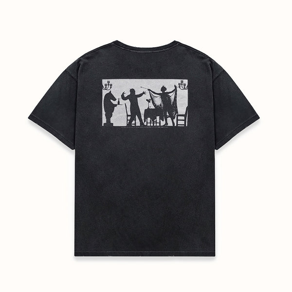 MC Chess Washed Black T-Shirt