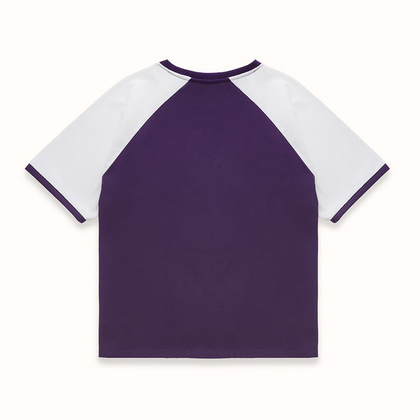 MC Raise Hell Dark Mauve + Vintage White College T-Shirt