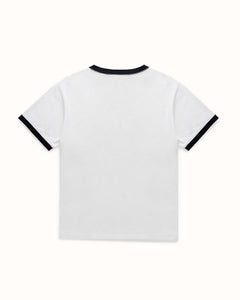 MC Dancers Vintage White + Black Ringer T-Shirt