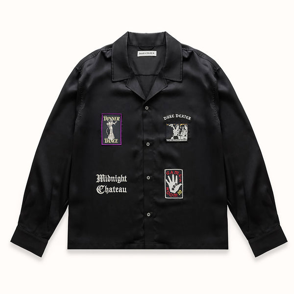 MC Embroidered Patch Black Shirt