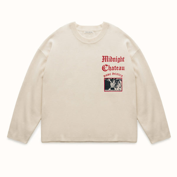 MC It's The Place To Go Cream Knitted Crewneck