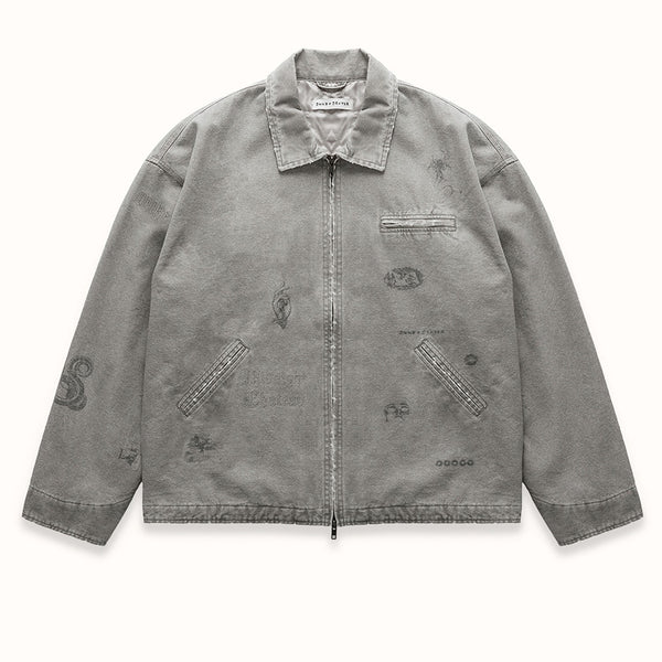 MC Sketch Sun Faded Grey Jacket