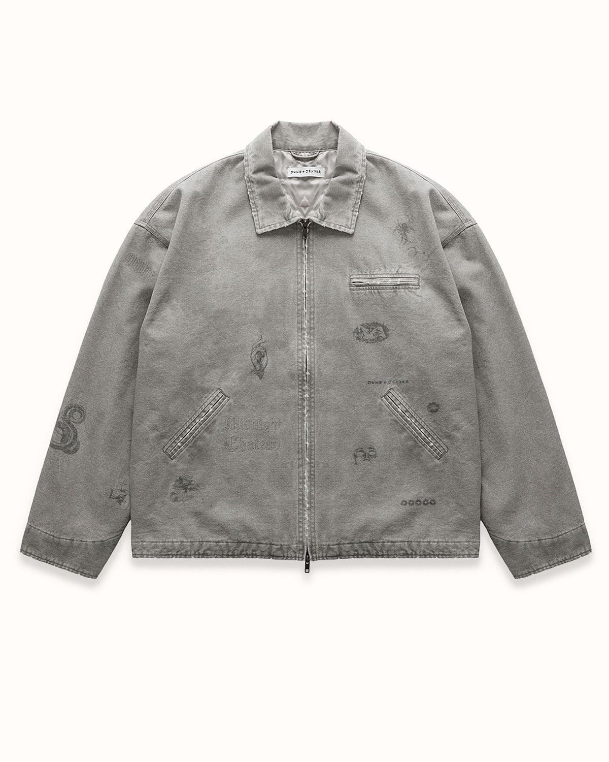 MC Sketch Sun Faded Grey Jacket