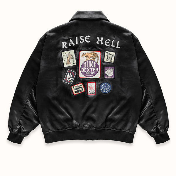 MC Raise Hell Black Bomber Jacket
