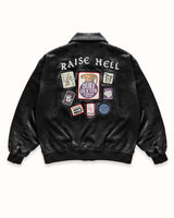 MC Raise Hell Black Bomber Jacket