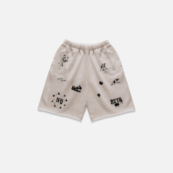 NY Sketch Oat Marl Short