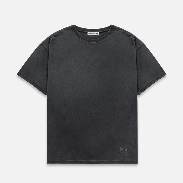 Sun Faded Workwear Washed Black T-Shirt