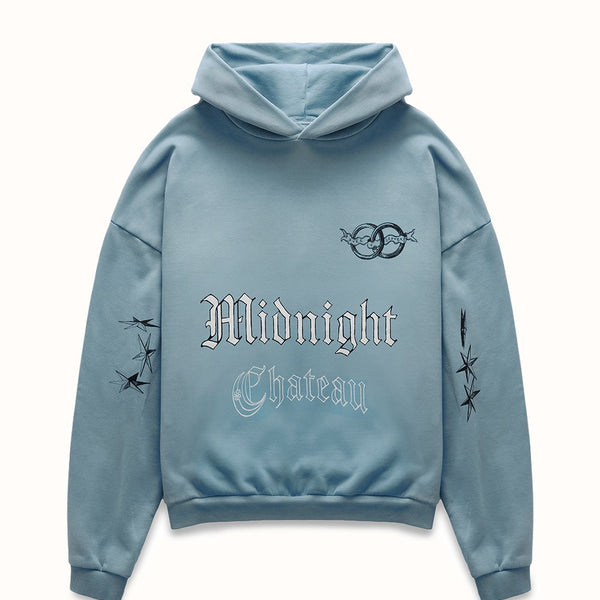 MC Sun Faded Blue Hoodie