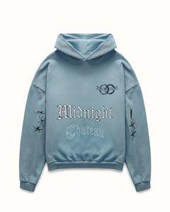 MC Sun Faded Blue Hoodie