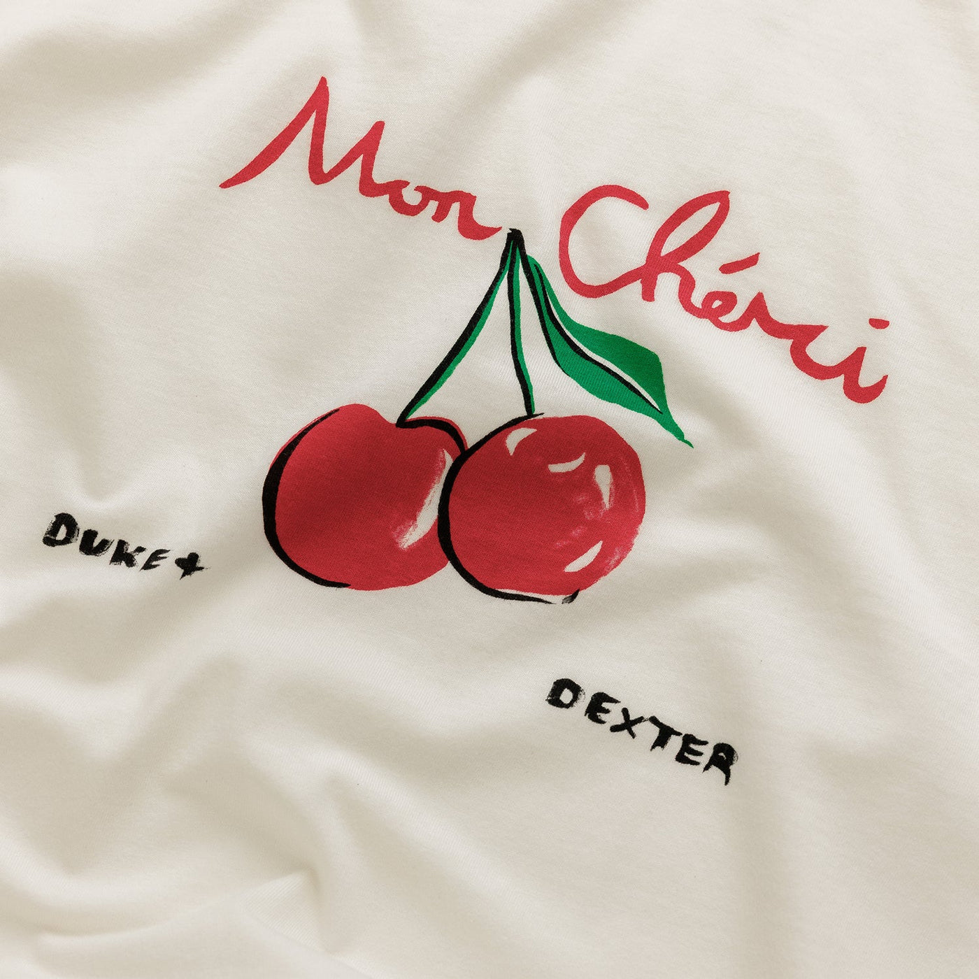 DEICY♡moncheri Tシャツ♡新品 Mon Chéri Cherry Vintage White T-Shirt | DUKE + DEXTER