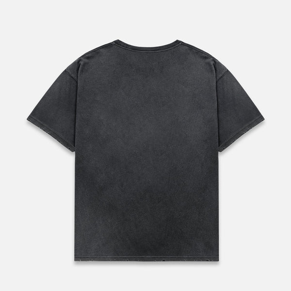 Sun Faded Workwear Washed Black T-Shirt