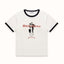 MC Dancers Vintage White + Black Ringer T-Shirt