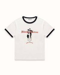 MC Dancers Vintage White + Black Ringer T-Shirt
