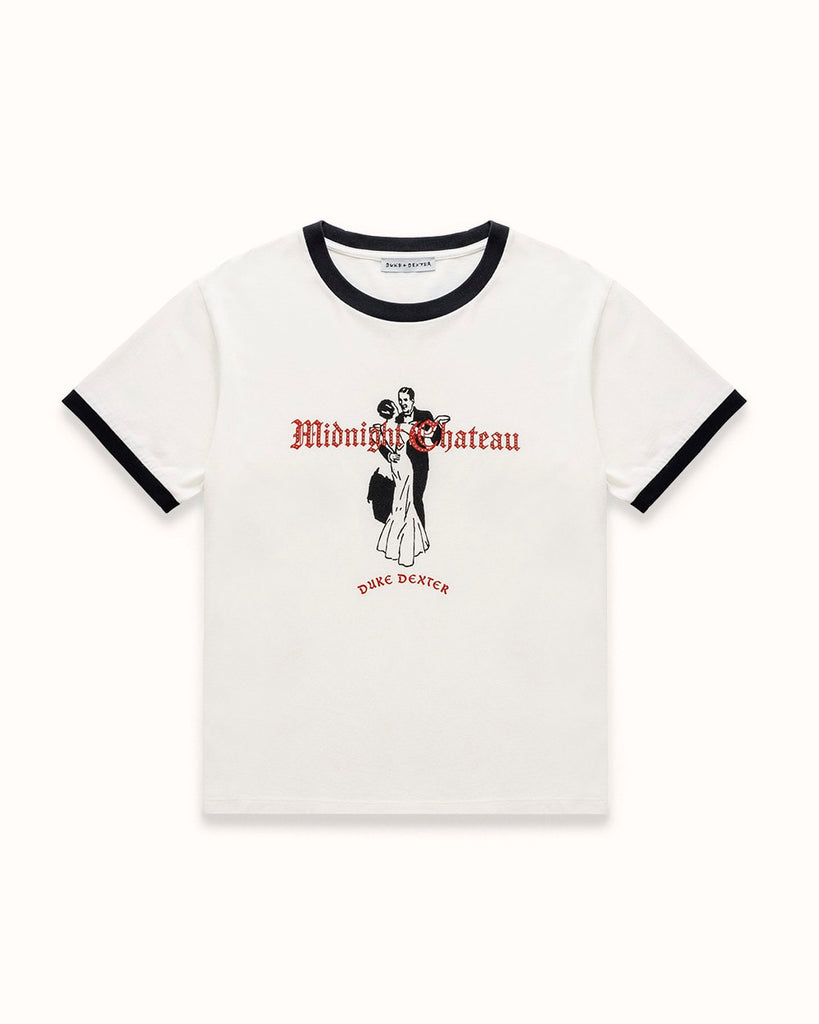 MC Dancers Vintage White + Ringer T Shirt