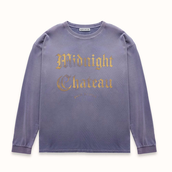 MC Sun Faded Purple Long Sleeve Top
