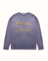 MC Sun Faded Purple Long Sleeve Top