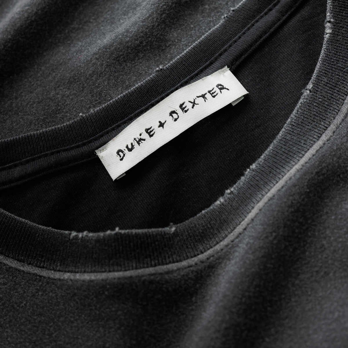 Sun Faded Workwear Washed Black T-Shirt