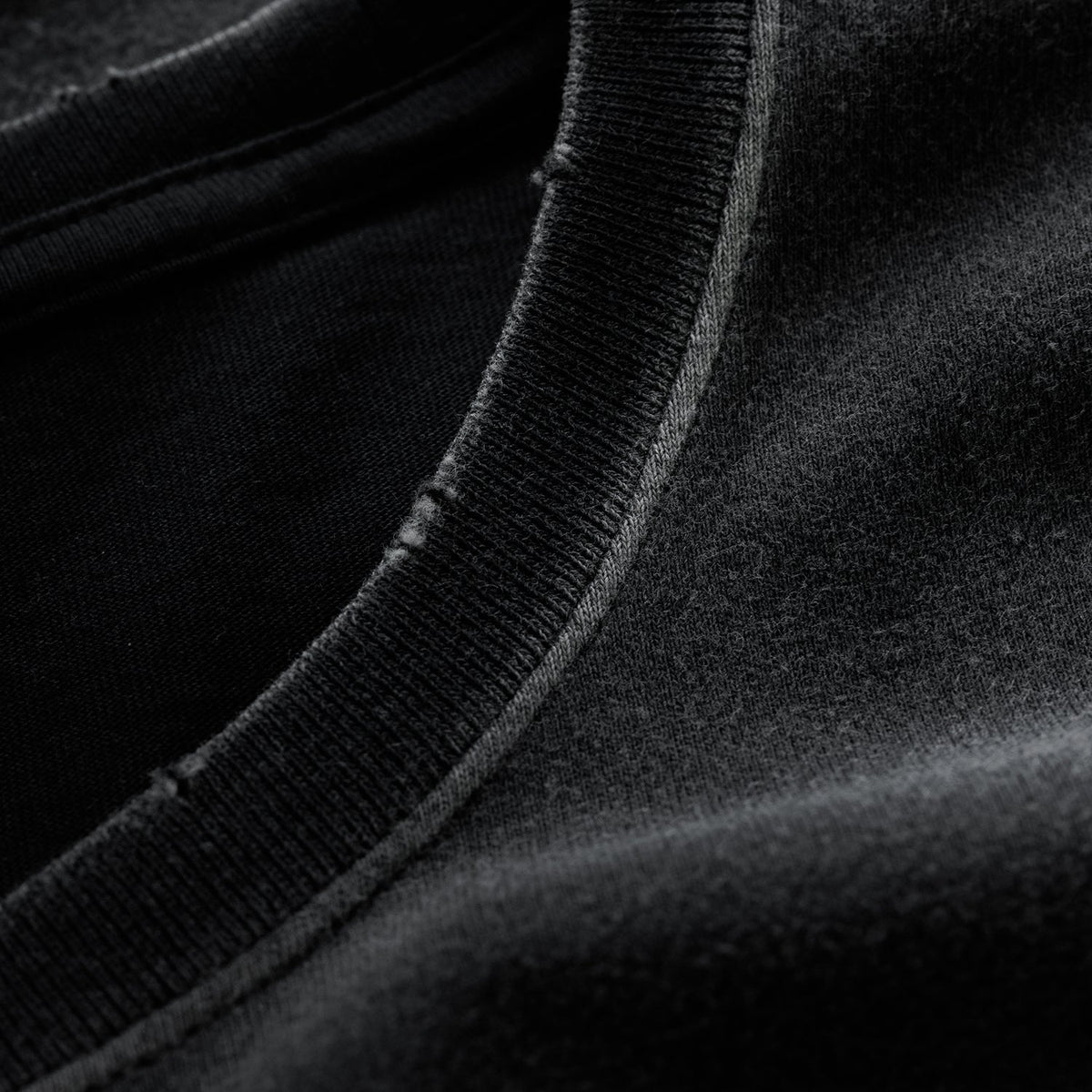 Sun Faded Workwear Washed Black T-Shirt