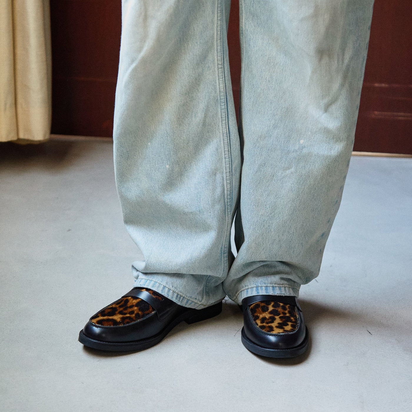 Wilde Leopard Penny Loafer - Men display picture 3
