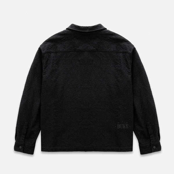 Duke Black Crochet Shirt
