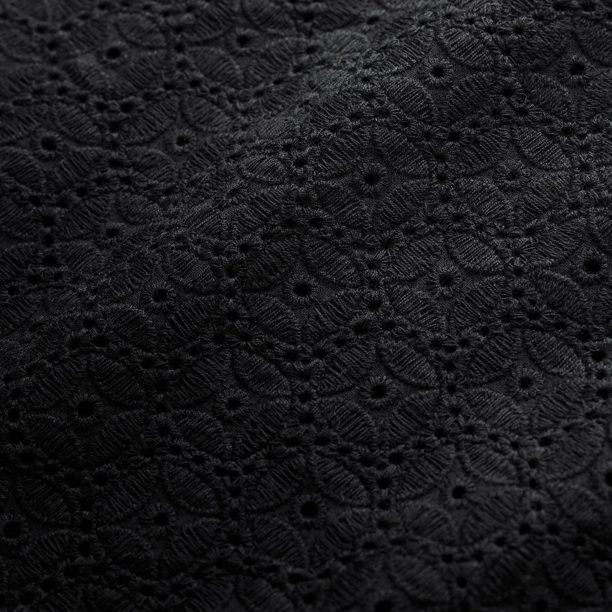 Duke Black Crochet Shirt