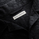 Duke Black Crochet Shirt