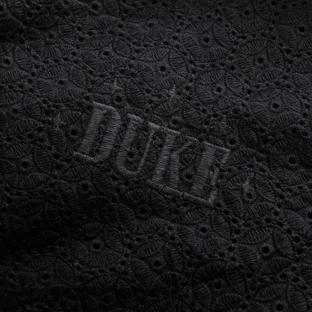 Duke Black Crochet Shirt