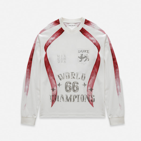 Duke World Champions White + Red Jersey