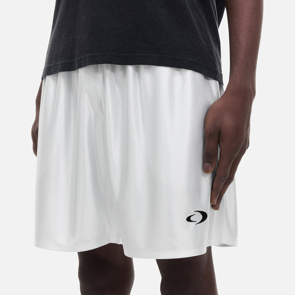 CB Emblem White Shorts
