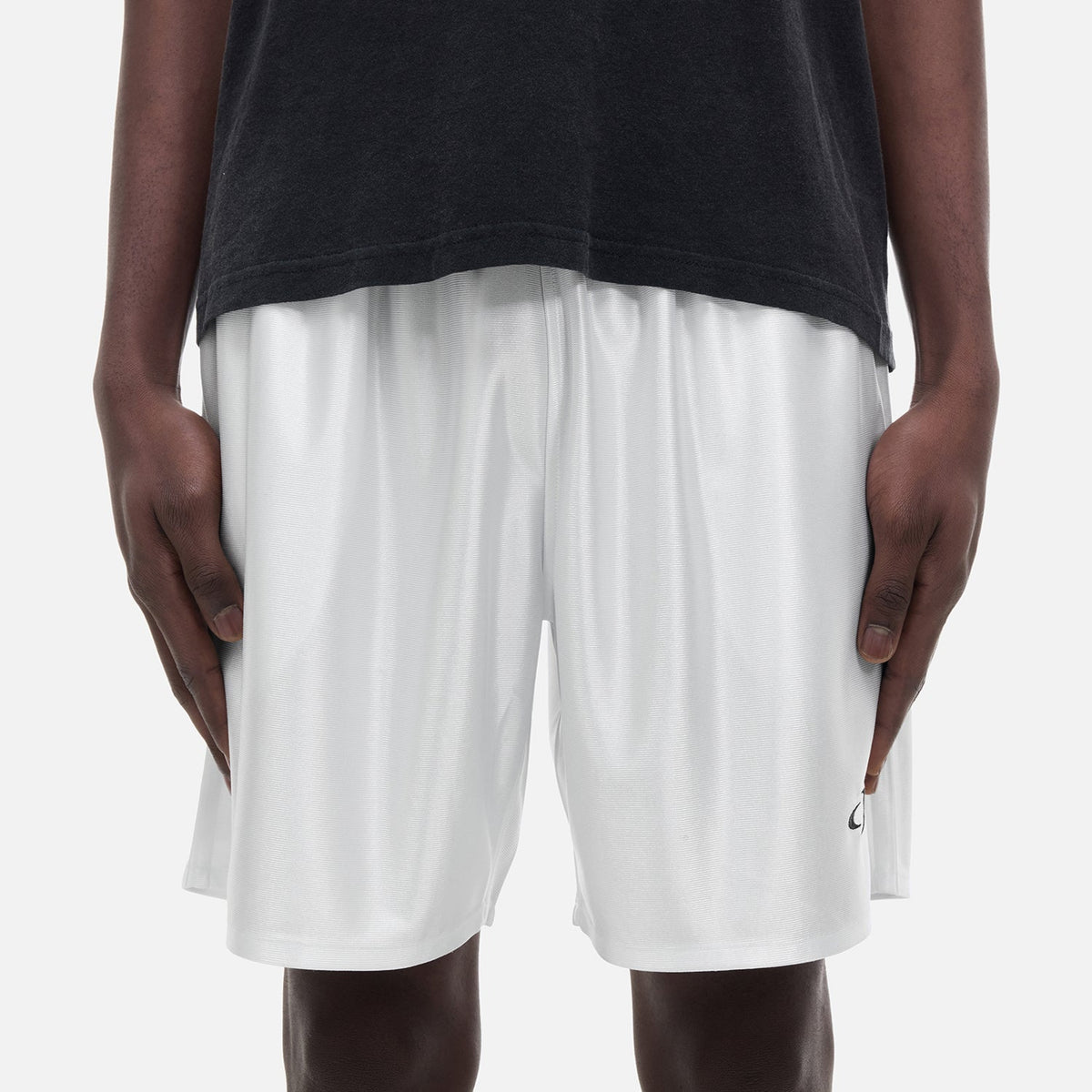 CB Emblem White Shorts