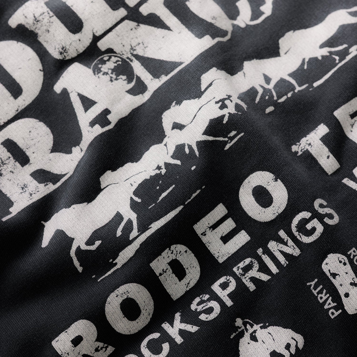 Duke Rodeo Team Vintage Black Zip Hoodie