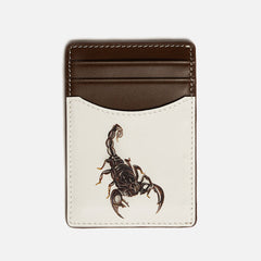 Dean Chestnut Scorpion Card Holder